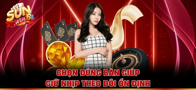 Chọn đúng bàn giúp giữ nhịp theo dõi ổn định