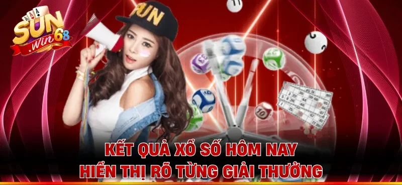 Kết quả xổ số hôm nay hiển thị rõ từng giải thưởng